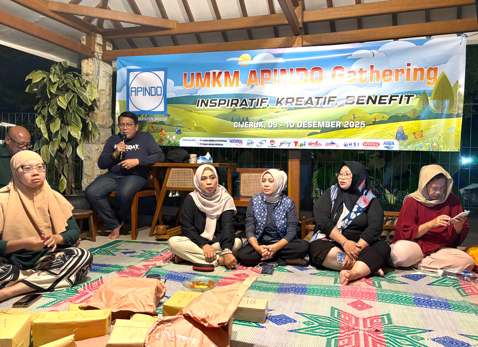 Acara Gathering UMKM Binaan DPK APINDO Kabupaten Bogor